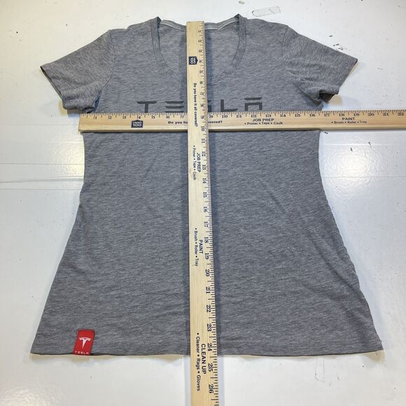 TESLA Womens Fit T Shirt M Made in California Electric Car Graphic Tee Elon Musk - Picture 5 of 5